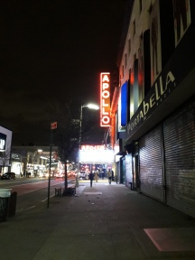 The Apollo Theater, on 125th St